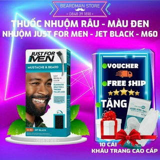 Nhuộm Râu Just For Men Jet Black, M-60 [ Màu Đen ]
