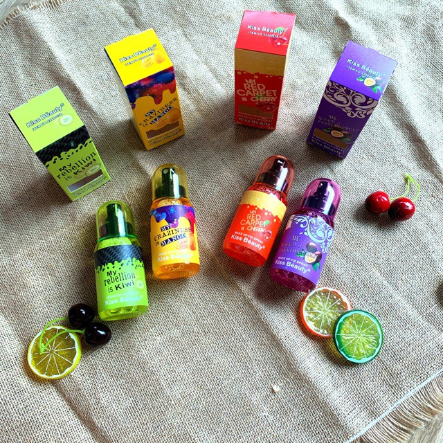 Xịt Khoáng Dưỡng Ẩm Và Khoá Trang Điểm Trái Cây Kiss Beauty Fruit 110ml -Y59-D3T1 | BigBuy360 - bigbuy360.vn