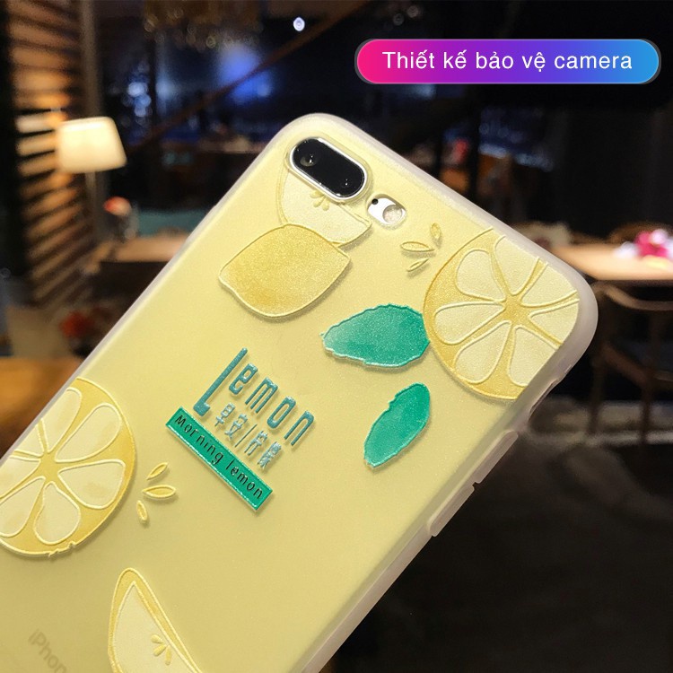 Ốp QUẢ CHANH 🍋 cho iPhone 6 6 plus 7plus x xsmax 11 11pro 11promax 12 12pro12promaloại ốp dẻo,chất mịn chống bám bẩn tốt