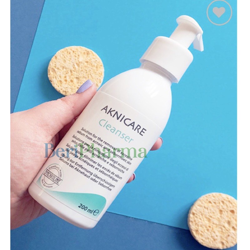 Aknicare Gel Rửa Mặt Cho Da Dầu Mụn Cleanser 200ml