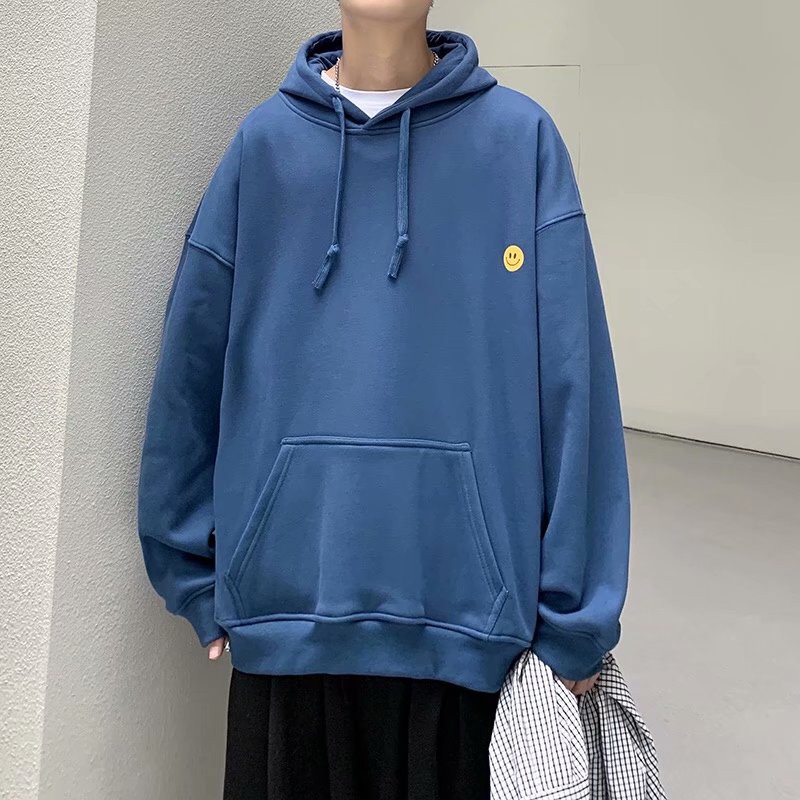 Áo Hoodie In Hình Mặt Cười Phong Cách Hàn Quốc Cho Nam Size M-5Xl | BigBuy360 - bigbuy360.vn