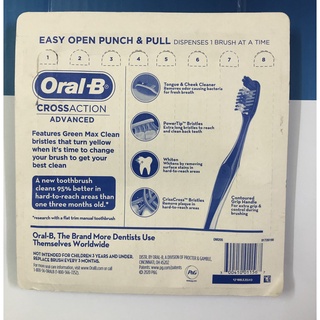 Bàn chải đánh răng Oral-B Advanced - Mỹ