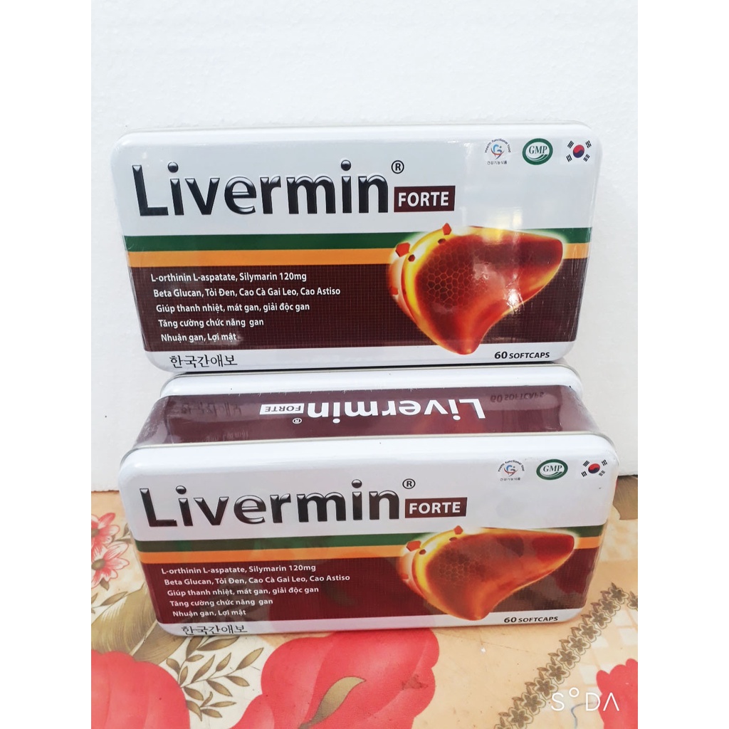 Viên giải độc gan Livermin Forte, giúp thanh nhiệt, mát gan. Hỗ trợ bảo vệ gan và tăng cường chức năng gan
