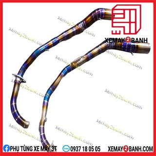 Cổ pô Titan 2 khúc các dòng xe