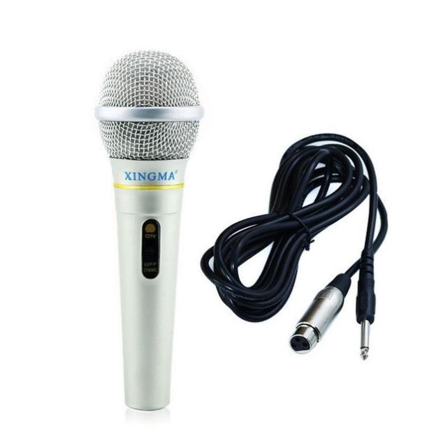 Mic, Micro, Micro Karaoke XINGMA AK-319 dòng mic có dây giá rẻ, chất lượng cao,tương thích với mọi loại dàn karaoke