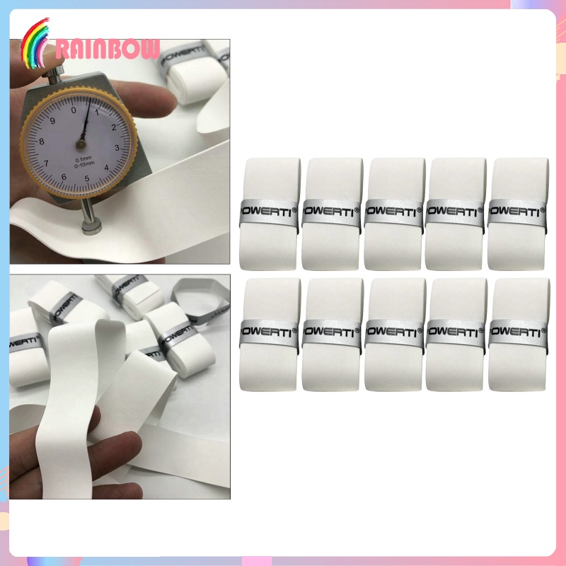 10 Băng Quấn Cán Vợt Tennis Thấm Hút Mồ Hôi