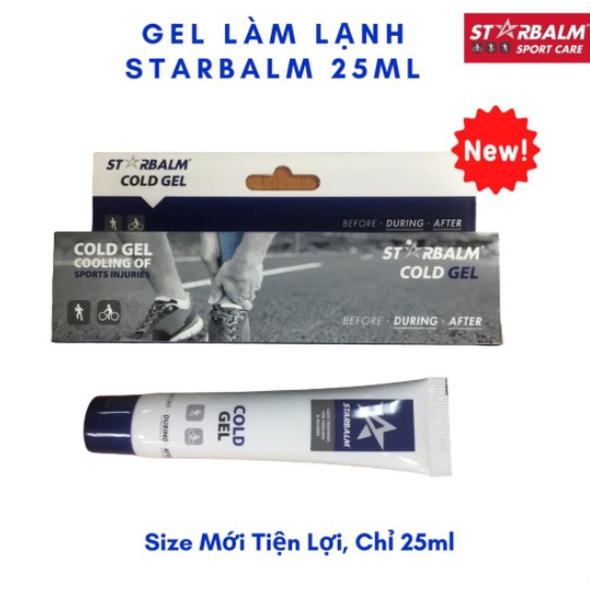 [Chính Hãng] Gel làm lạnh Starbalm TUÝP 25ml