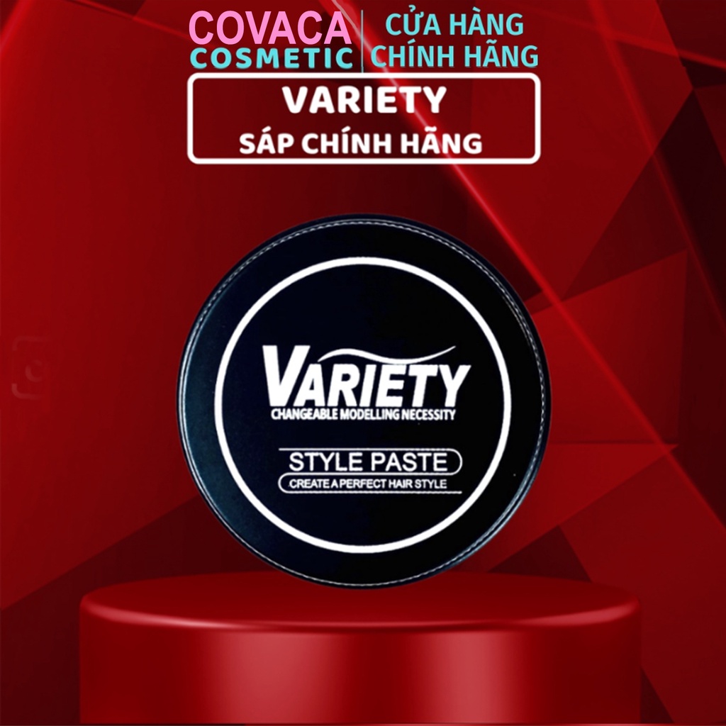 Sáp vuốt tóc nam VARIETY MATTE LASTING 100g Mùi hương nam tính, tạo kiểu dễ dàng, wax vuốt tóc tạo kiểu giữ nếp MN06