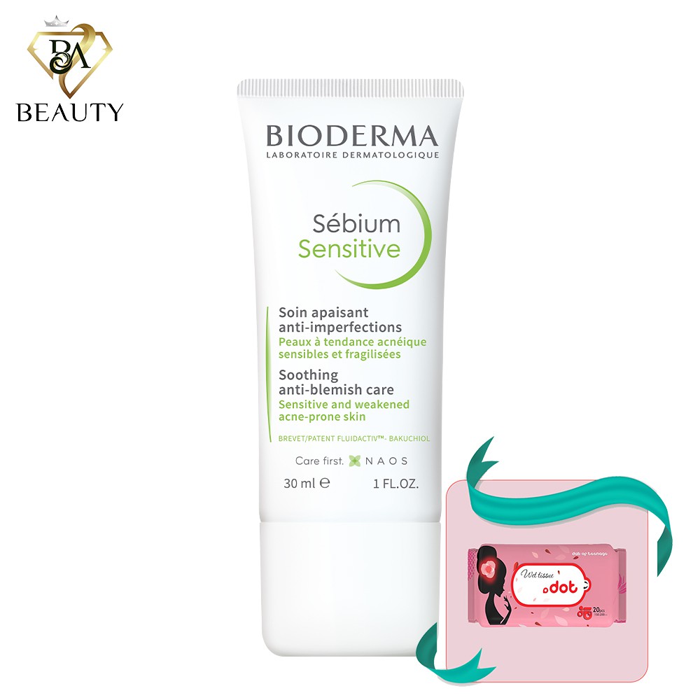 Kem dưỡng giảm mụn viêm nhạy cảm Bioderma Sebium Sensitive - 30 ml - 6994