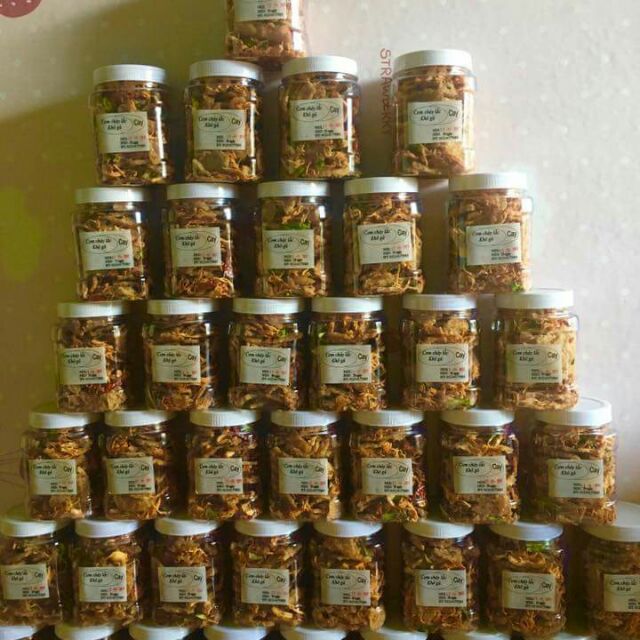 Combo 40 hũ cơm cháy lắc khô gà