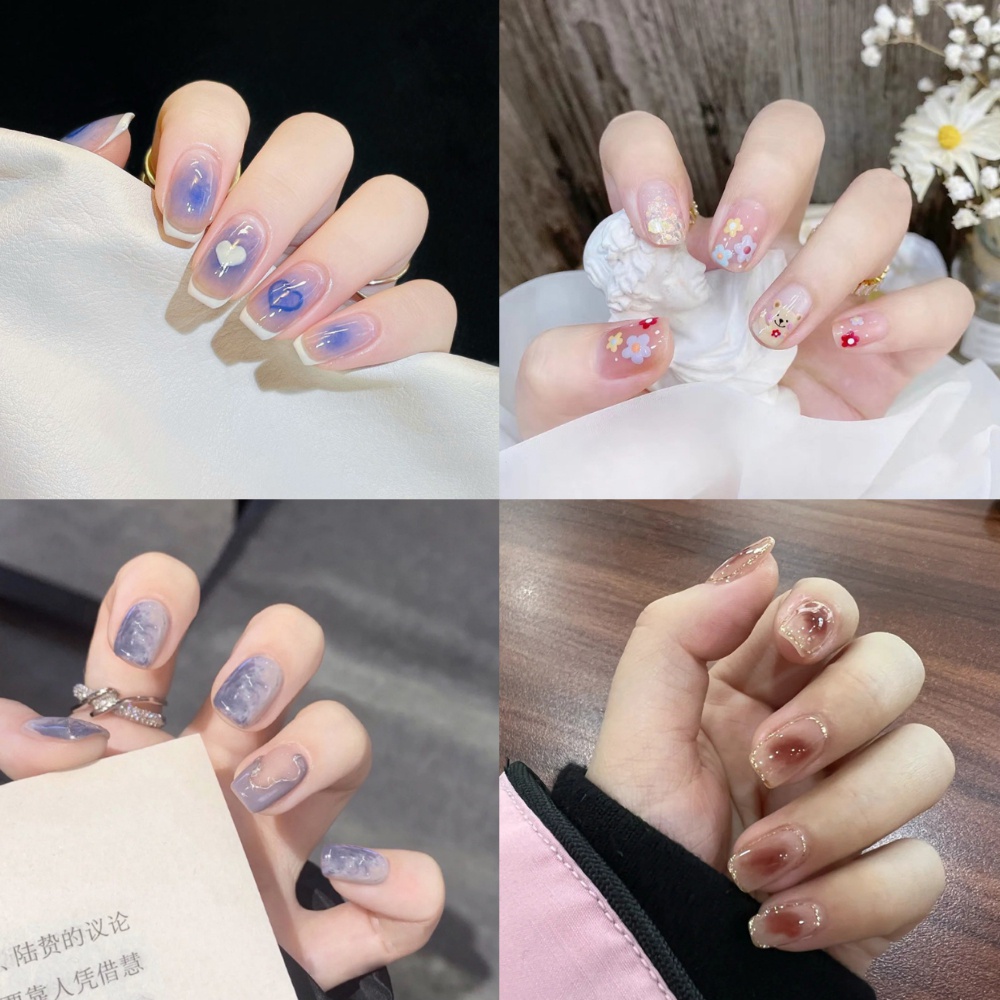 Mới Hình Dán Trang Trí Móng Tay Họa Tiết Hoa Cúc Dễ Thương DIY
