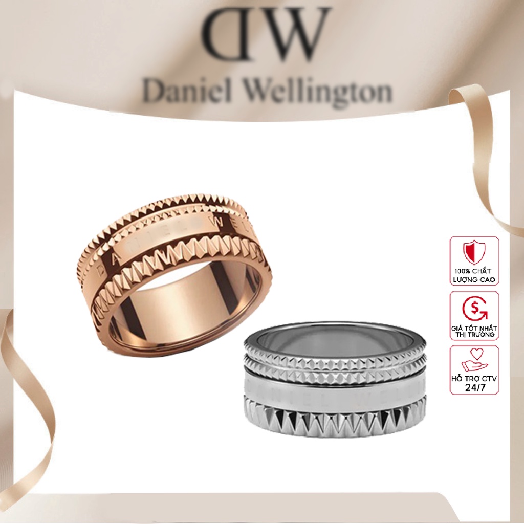 Nhẫn nam nữ Daniel Wellington Elevation - Nhẫn cặp đôi dw thời trang 316L thép không gỉ - Tuyển CTV - Hỗ trợ DROP