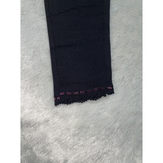 Quần Legging Dài Cotton Có Ren Bé Gái  8 đến 24kg