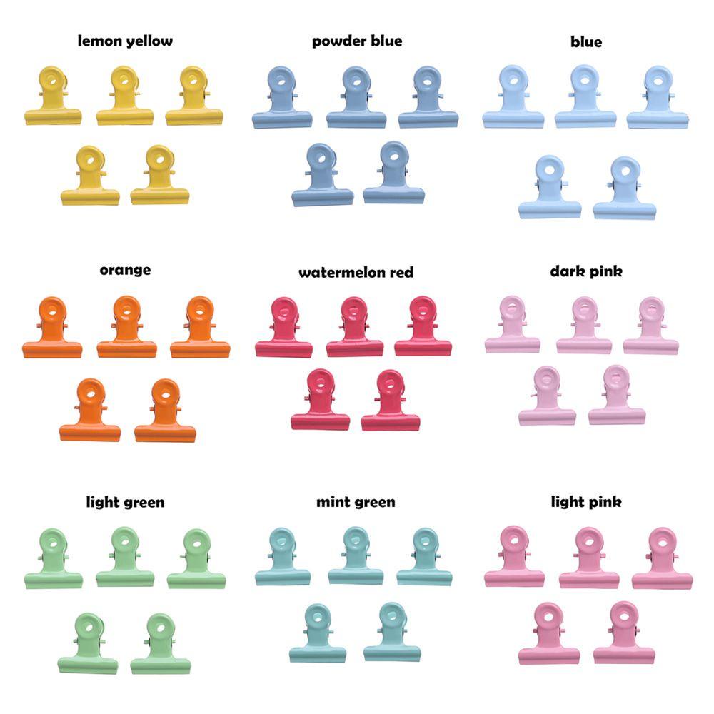 DORAW Set 5 Kẹp Niêm Phong Bao Bì Nhiều Màu Sắc Dễ Thương Đa Năng