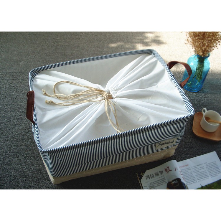 Thùng vải lưu trữ quần áo, chăn mềm, phong cách NHẬT BẢN