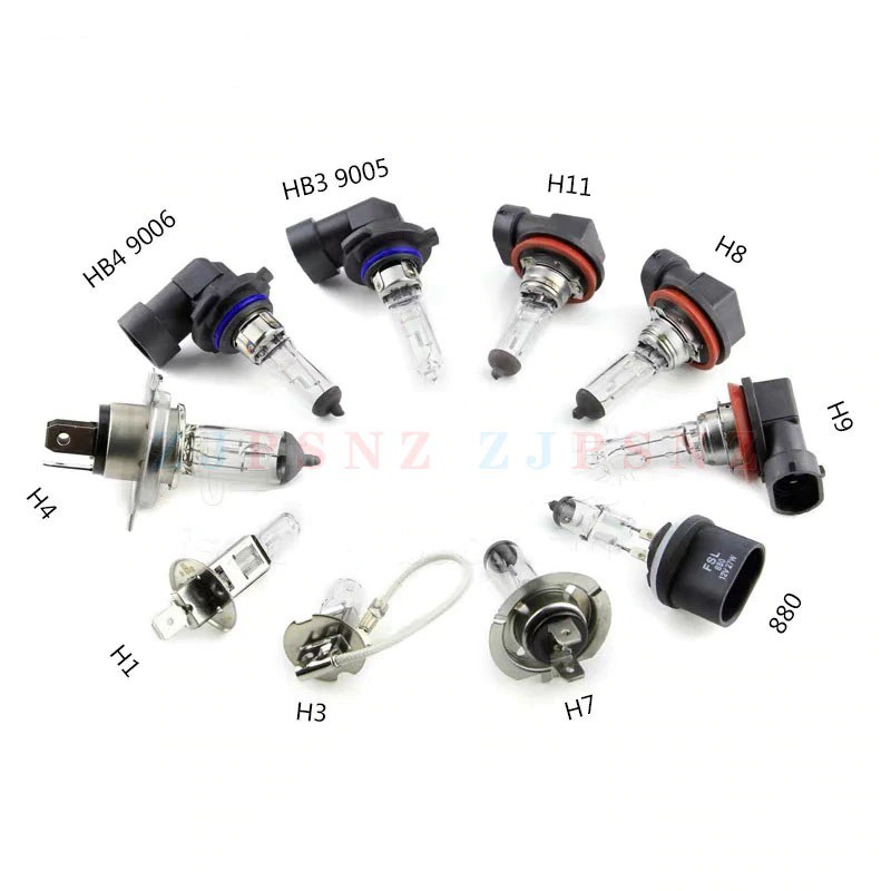 Bóng đèn pha Halogen ô tô 12V 24V FSL H1 H3 H4 H7 H8 H9 H11 H16 HB3-9005 HB4-9006 9012 880 881 19W 27W 55W 70W 90W 100W