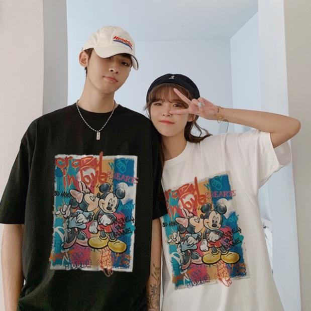 ALBUM 1034 - ÁO THUN CHUỘT MICKEY CRAZY IN LOVE SIÊU CƯNG