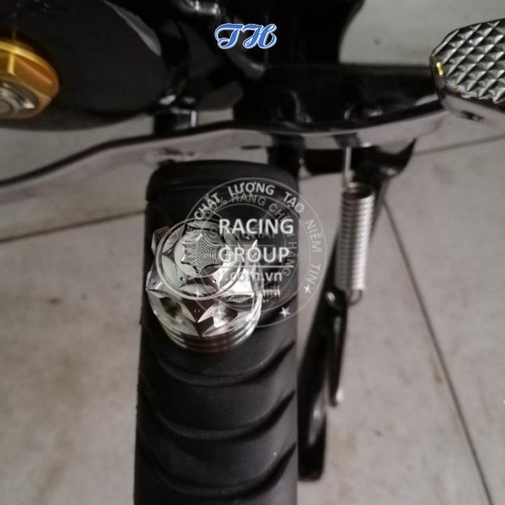 Chụp giò đạp Salaya Honda, YA inox 304 , chụp cóc giò đạp Salaya, cóc giò đạp siêu đẹp