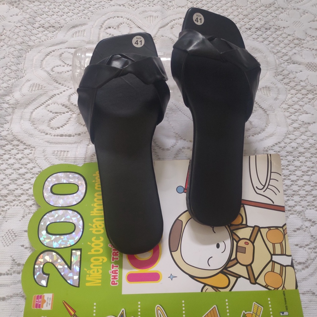 dép nữ quai ngang size lớn 40 41 42 43 dép nữ big size ngoại cỡ size to