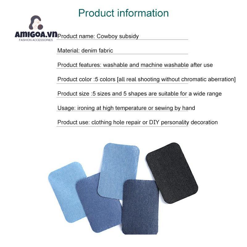 Keo Dán Sửa Quần Áo Hình Chữ Nhật/Tròn/Chữ Nhật Tiện Dụng