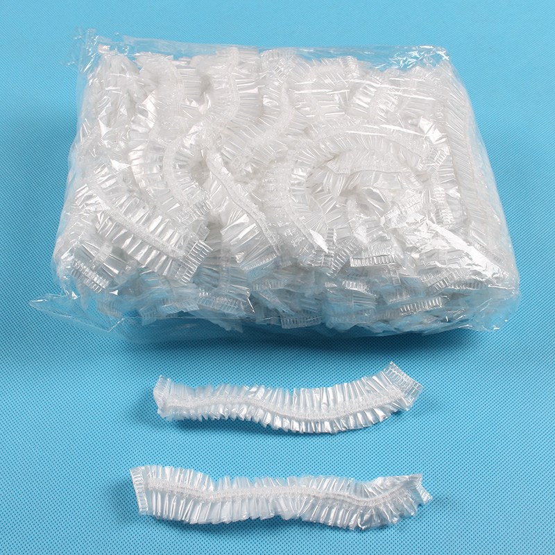 Set 100 mũ tắm trùm tóc chống thấm nước dùng một lần tiện lợi