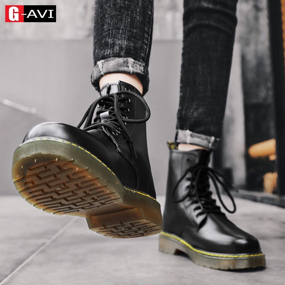 Giày boot cao cổ nam mẫu mới hot trend 2021 kiểu dáng trẻ trung, phong cách cá tính  AVI - 422 | BigBuy360 - bigbuy360.vn