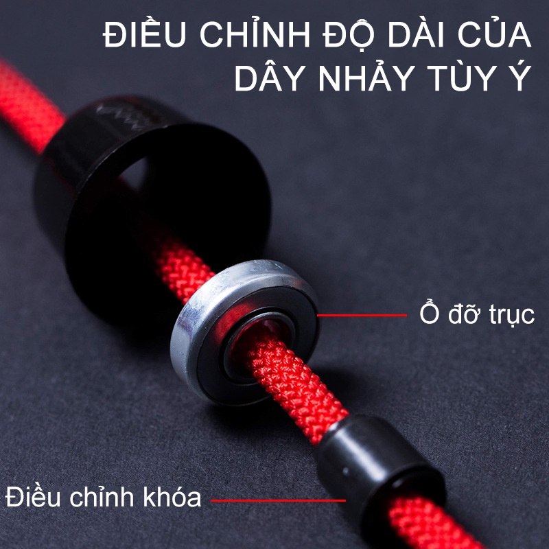 2.9m Dây Nhảy Chất Lượng Cao Có Thể Điều Chỉnh Thể Dục Thể Thao Giảm Cân