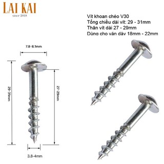 Vít khoan chéo bịch 100 con