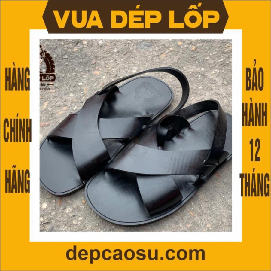 giảm sandal nam Dép cao su - Mẫu Dép Bác Hồ, được làm thủ công của Vua dép lốp Phạm Quang Xuân, ảnh thật, bảo hàng