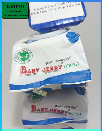 Khăn Giấy Ướt Baby Jerry 140 Tờ ( sản phẩm được các bà mẹ tin dùng )