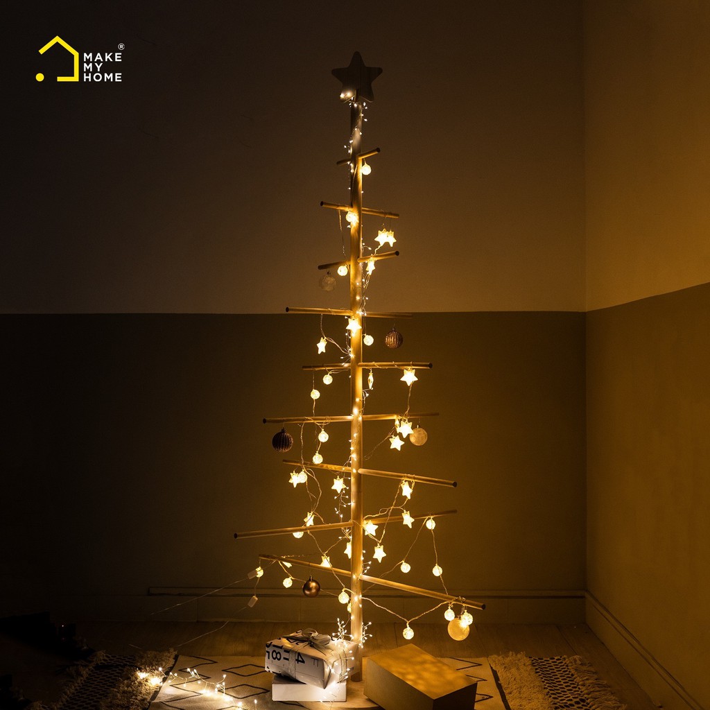 Cây Thông Noel Cây Thông Gỗ Tự Nhiên Make My Home (không kèm phụ kiện) - Hỗ trợ Nowship nhanh