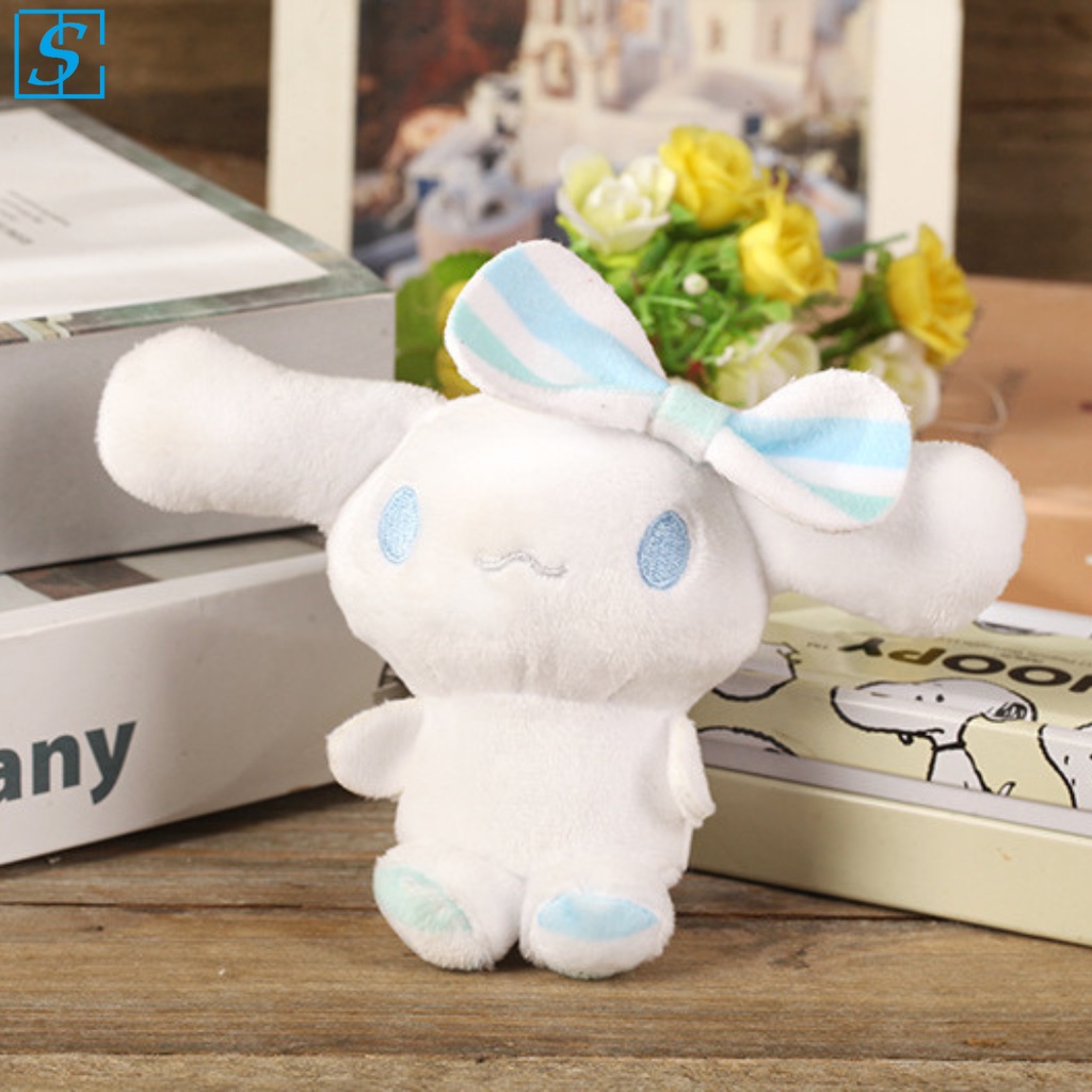 Móc khóa yugui có nơ dễ thương móc chìa khóa cute làm quà tặng quà sinh nhật kỉ niệm 2 màu xanh và tím MÃ: K8