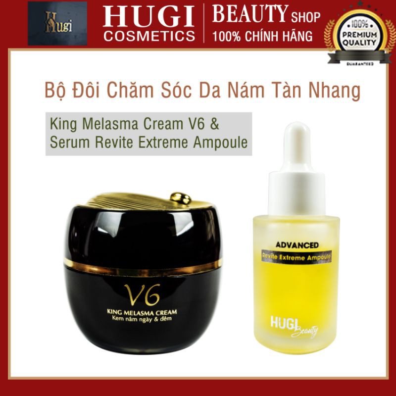 Bộ Đôi Chăm Sóc Da Nám Tàn Nhang Chính Hãng HuGi [2 sản phẩm]