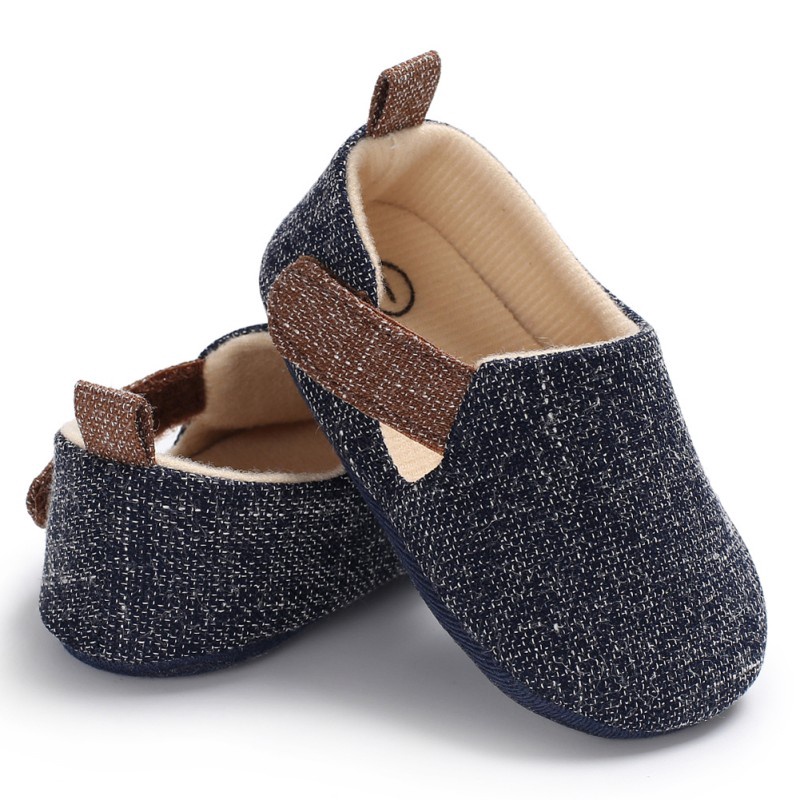 Giày VảI Lanh Cotton Cổ ĐiểN ChốNg TrượT Cho Bé