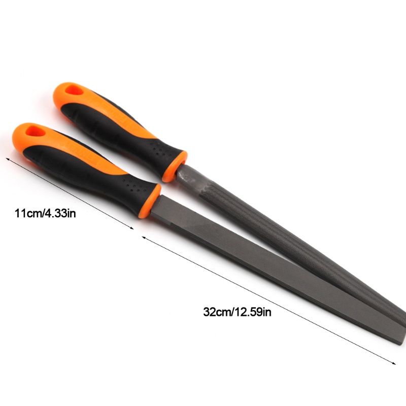 Bộ Dũa Thép Carbon Cao Cấp Tay Cầm Cao Su Phẳng / Tròn / Vuông / Nửa Hình Tròn