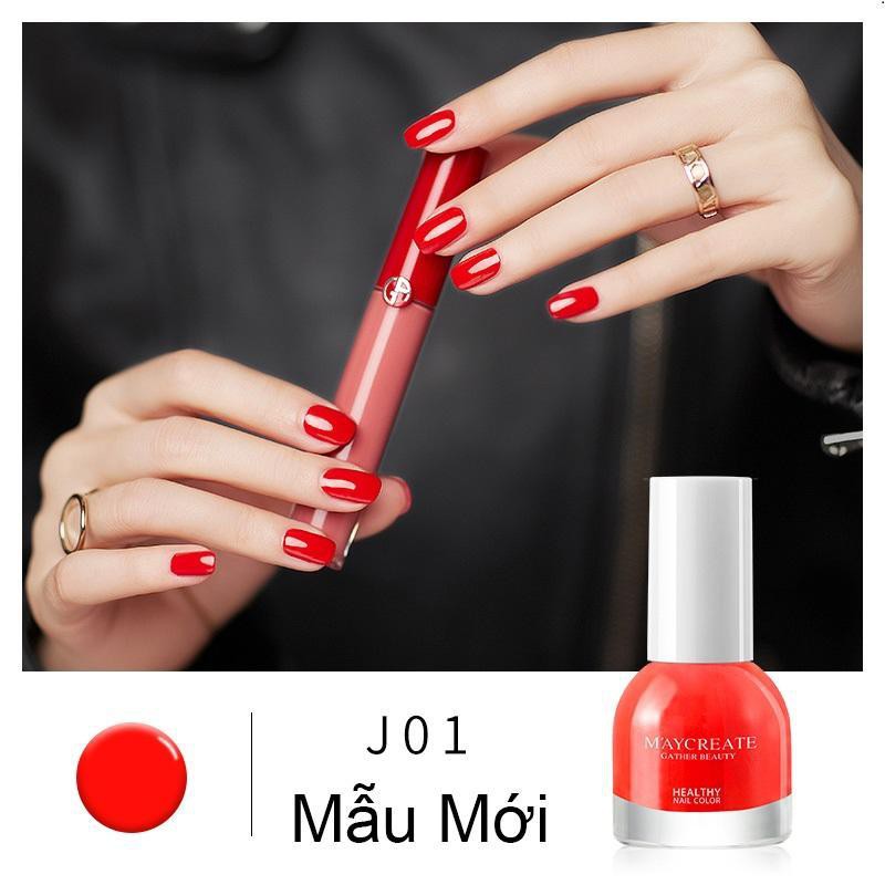 J01 Sơn móng tay Maycreate Mẫu Mới Tròn 10ml