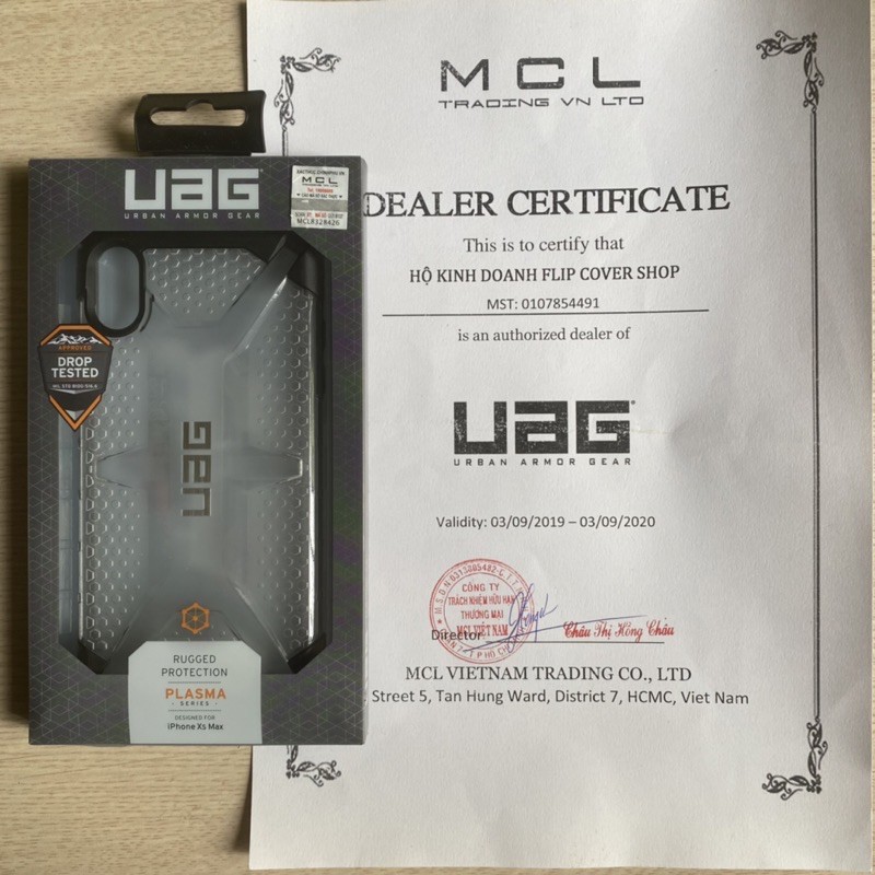 Ốp chống va đập UAG Plasma iPhone XS Max chính hãng