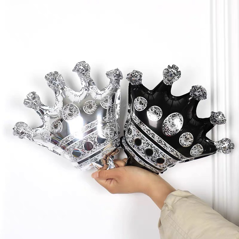 Bóng vương miện trang trí sinh nhật thôi nôi đầy tháng decor  nhiều kích cỡ màu sắc HAPPYKID BVM