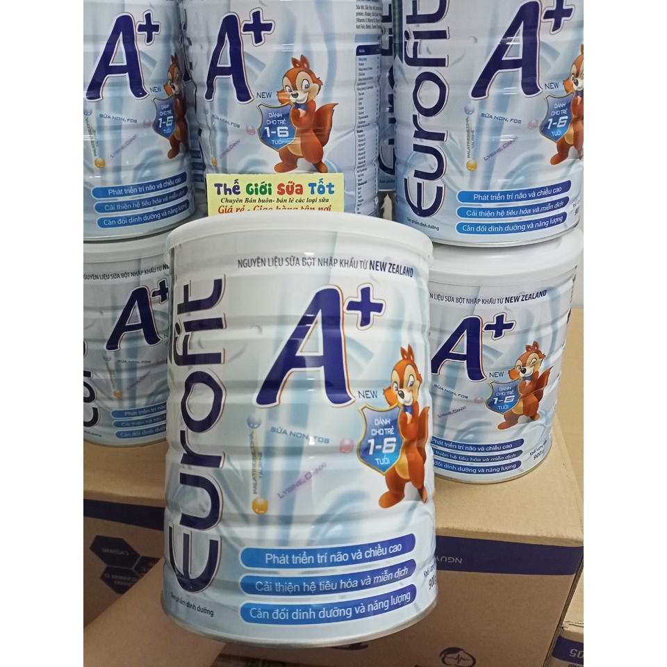 Sữa Eurofit A+  900g - sữa dinh dưỡng giúp trẻ phát triển toàn diện