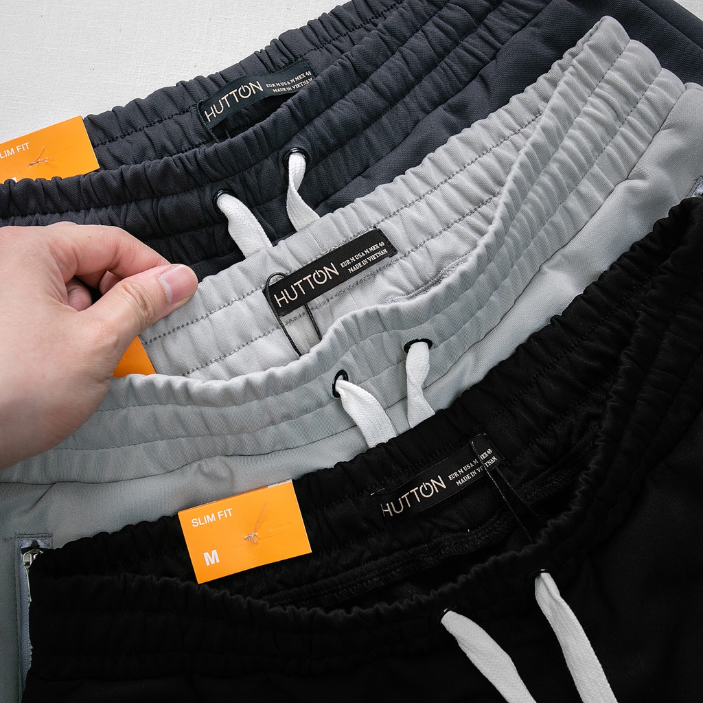 Quần Short Nam, Quần Thể Thao HUTTON Chất liệu Poly Co dãn 4 chiều