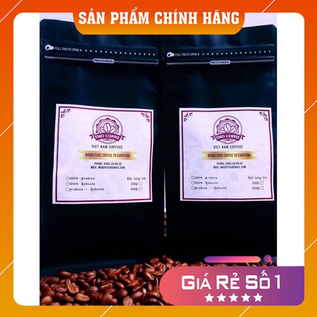 [FreeShip – Hàng Loại 1] 1 Kg Cafe Arabica nguyên chất 100% rang xay mộc/Bơ