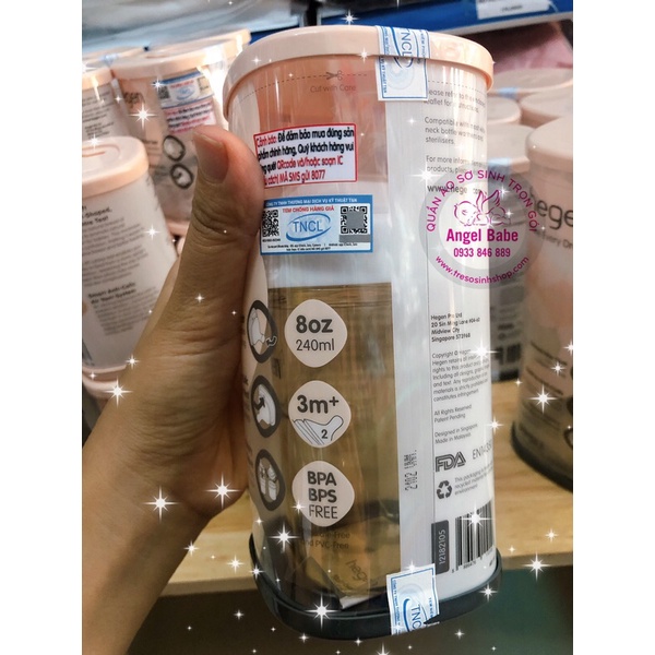 Bình sữa Hegen 60ml/150ml/240ml/330ml chính hãng