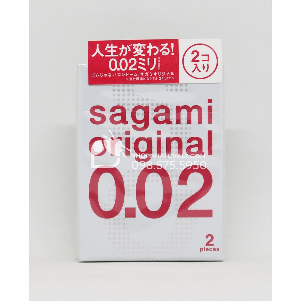 Bao cao su siêu mỏng Nhật Bản Sagami 0.02mm mỏng nhất thế giới. Công nghệ hiện đại Nhật Bản. Xách tay trực tiếp