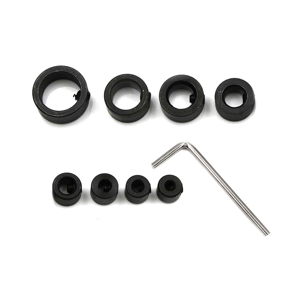 Bộ 9 vòng cố định mũi khoan pcbfun 3/ 4/ 5/ 6/ 8/ 10/ 12/ 16mm với cờ lê