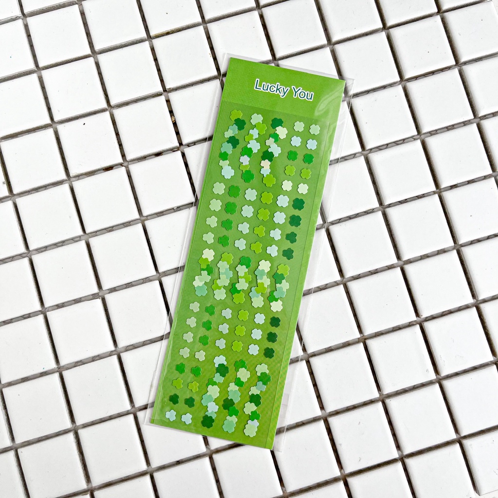 Sticker Siêu Mini Đệm / Confetti Trang Trí Sổ, Ốp, Toploader - Hidari