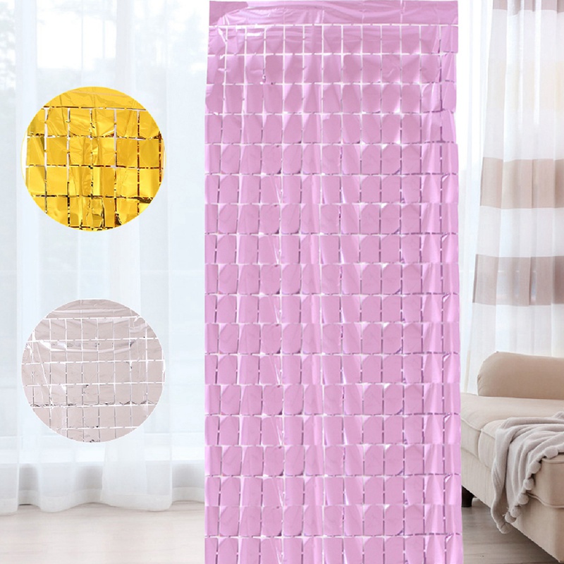 Phông Nền Kim Tuyến Lấp Lánh Độc Đáo Trang Trí Tiệc Sinh Nhật/ Tiệc Cưới