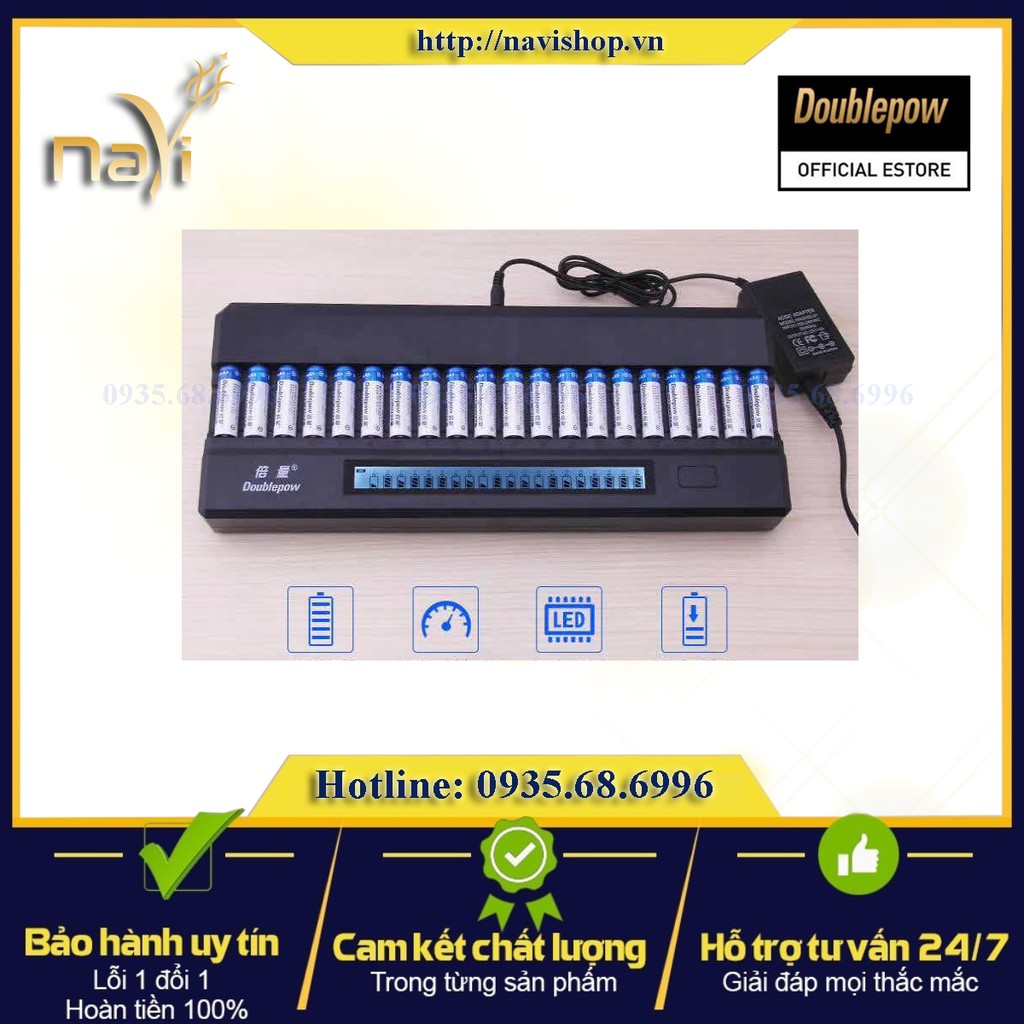 ĐỐC SẠC 20 CỔNG LCD DOUBLEPOW