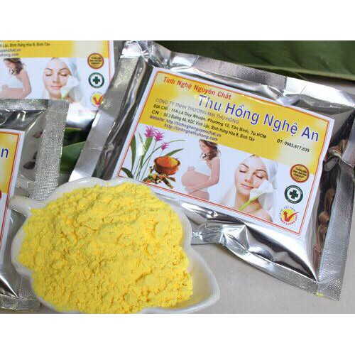 Tinh Bột Nghệ Vàng 300G - Tinh Nghệ Thu Hồng nguyên chất 100% chất lượng số 1 tại VN