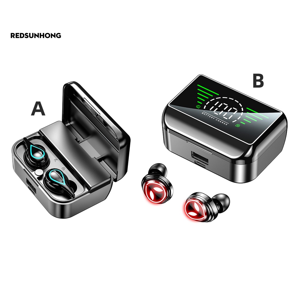 Tai Nghe RSH.z Bluetooth 5.2 Màn Hình LED Kỹ Thuật Số Có Thể Gọi Điện Cho Chơi Game