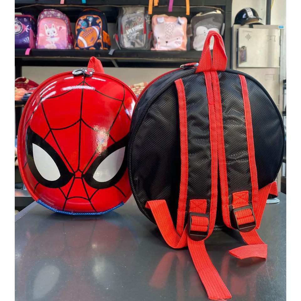 Ba lô hộp hình Spiderman cho bé mẫu giáo